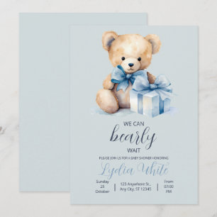 Einladung von Teddy Bear Baby Shower kann frühzeit