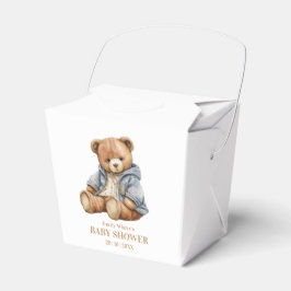 Einladung von Teddy Bear Baby Shower kann frühzeit Geschenkschachtel