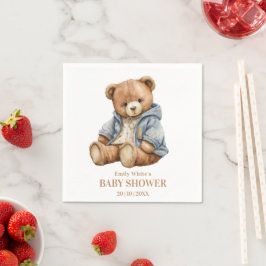 Einladung von Teddy Bear Baby Shower kann frühzeit Serviette