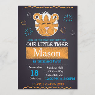 Einladung von Tiger Birthday