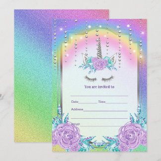 Einladung von Unicorn ausfüllen