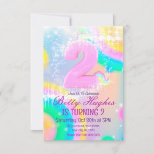 Einladung von Unicorn zum 2. Geburtstag