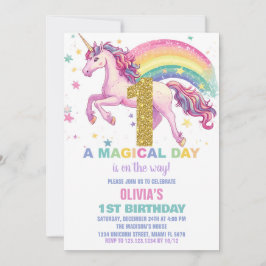Einladung von Unicorn zum Geburtstag