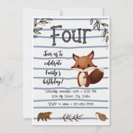 Einladung von Wäldern zum Geburtstag