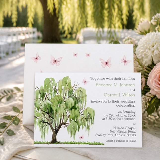 Einladung von Weeping Willow Wedding (Von Creator hochgeladen)