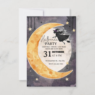 Einladung von Whimsischem Halloween-Party - bearbe