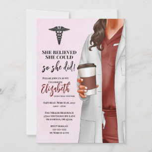 Einladung von White Coat Medical School Abschluss