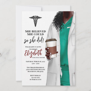 Einladung von White Coat Medical School Abschluss