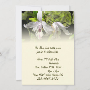 Einladung von White Orchids