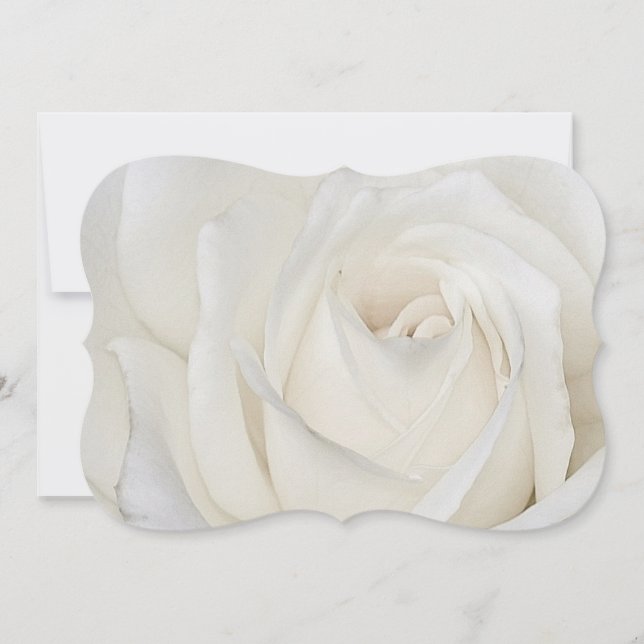 Einladung von White Rose 12x18 (Vorderseite)