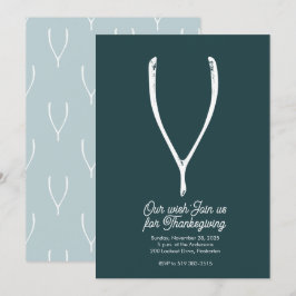 Einladung von Wishbone-Erntedank