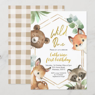 Einladung von Woodland Wild zum Geburtstag