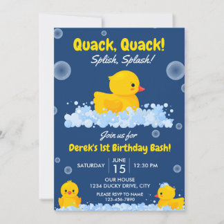 Einladung von Yellow Ducky zum Geburtstag