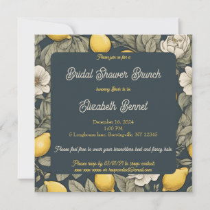 Einladung von "Zest wünscht" Lemon Bridal Dusche