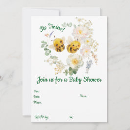 Einladung von zwei Bienen