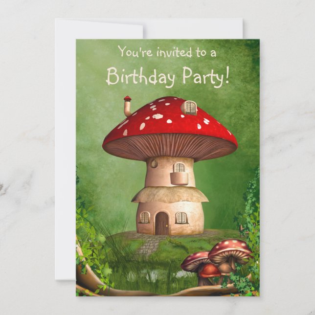 Einladung von Zwerg Land (Vorderseite)