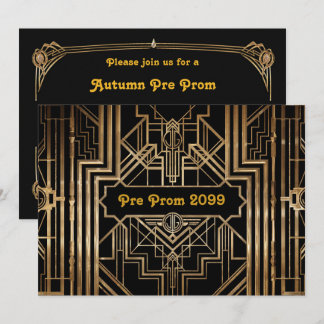 Einladung vor der Prom, Quinceanera, Gatsby V3