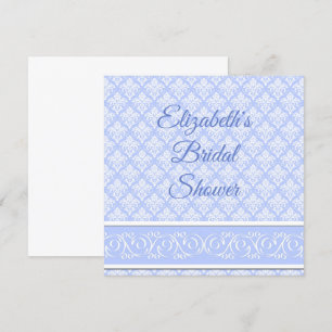 Einladung - Wedgewood Blue Damask