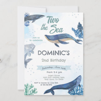 Einladung Whale 2. Geburtstag