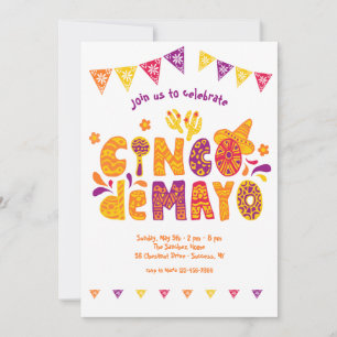 Einladung zu den Cinco de Mayo Feierlichkeiten