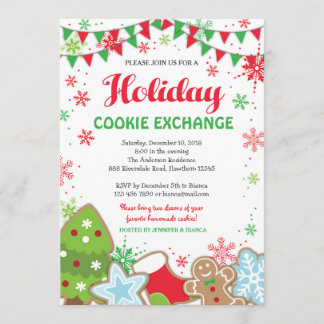 Einladung zu einem Cookie-Austausch / Cookie-Swap