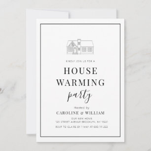 Einladung zu einem Schwarzen Rahmen