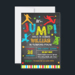 Einladung zu einem Sprung - Trampoline zum Geburts<br><div class="desc">Einladung zu einem Sprung - Trampolin Geburtstagsfeier Einladung - Trampolin Park - Einladung zum Geburtstag springen - Redaktionsfähige Einladung</div>