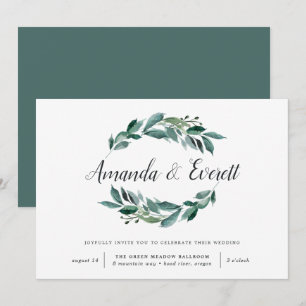 Einladung zu einer Fülle von Foliage Hochzeiten