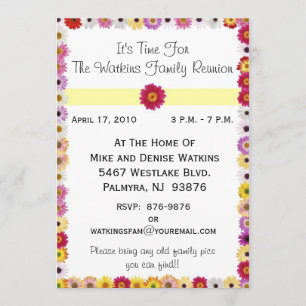 Einladung zu einer Wiedersehen