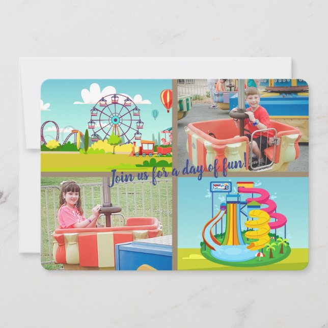 Einladung zu Fahrten und Soaker-Foto (Vorderseite)