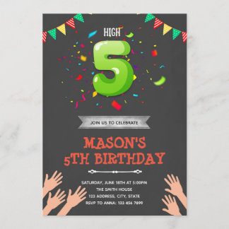 Einladung zu fünf Jahren