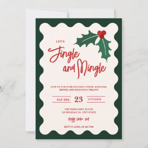 Einladung zu Green Jingle und Mingle Holiday Party