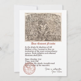 Einladung zu Halloween-ätherischen Feierlichkeiten