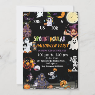 Einladung zu Halloween, Einladung zum Halloween-Pa