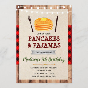 Einladung zu Lumberjack Pancake zum Thema