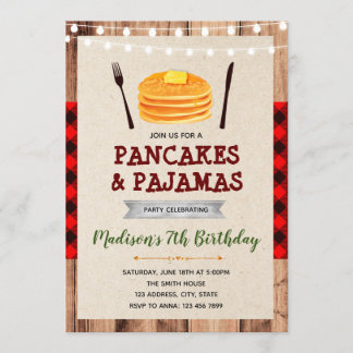 Einladung zu Lumberjack Pancake zum Thema