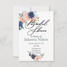 Einladung zu Pfirsich und Blumen