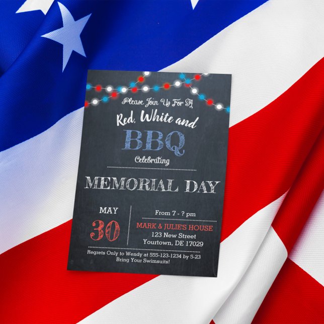 Einladung zu Rot, Weiß und Blau des Party (Von Creator hochgeladen)