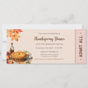 Einladung zu Thanksgiving, Einladung zum Thanksgiv