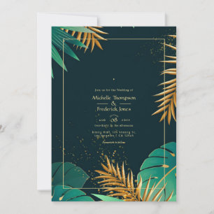 Einladung zu tropischen Hochzeiten