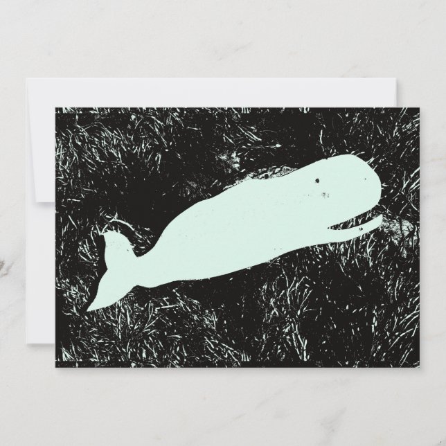 Einladung zu Weißwal (Vorderseite)