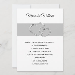 Einladung zu zwei Herz Hochzeiten