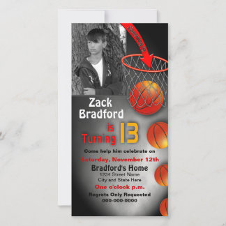 Einladung zum 13. Geburtstag, Baseballballkorb