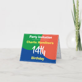 Einladung zum 14. Geburtstag