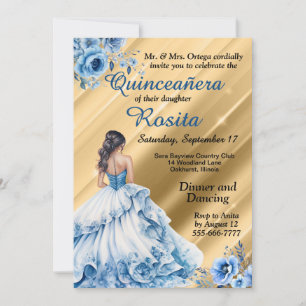 Einladung zum 15. Geburtstag von Latino Quinceaner