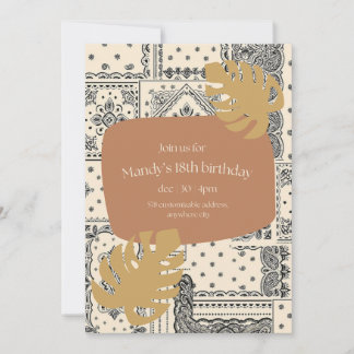 Einladung zum 18. Geburtstag