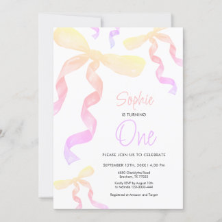 Einladung zum 1. Geburtstag