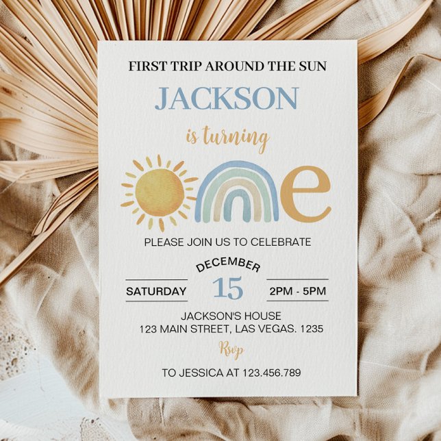 Einladung zum 1. Geburtstag (Von Creator hochgeladen)