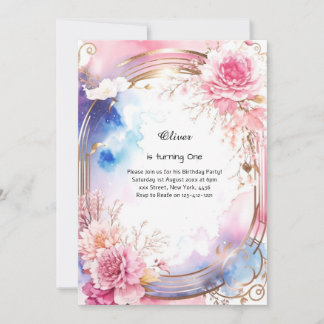 Einladung zum 1. Geburtstag