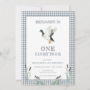 Einladung zum 1. Geburtstag einer Lucky Duck